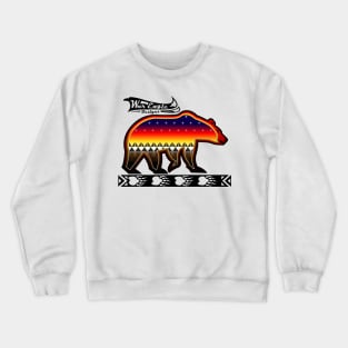 Protecting the people Black Bear Crewneck Sweatshirt